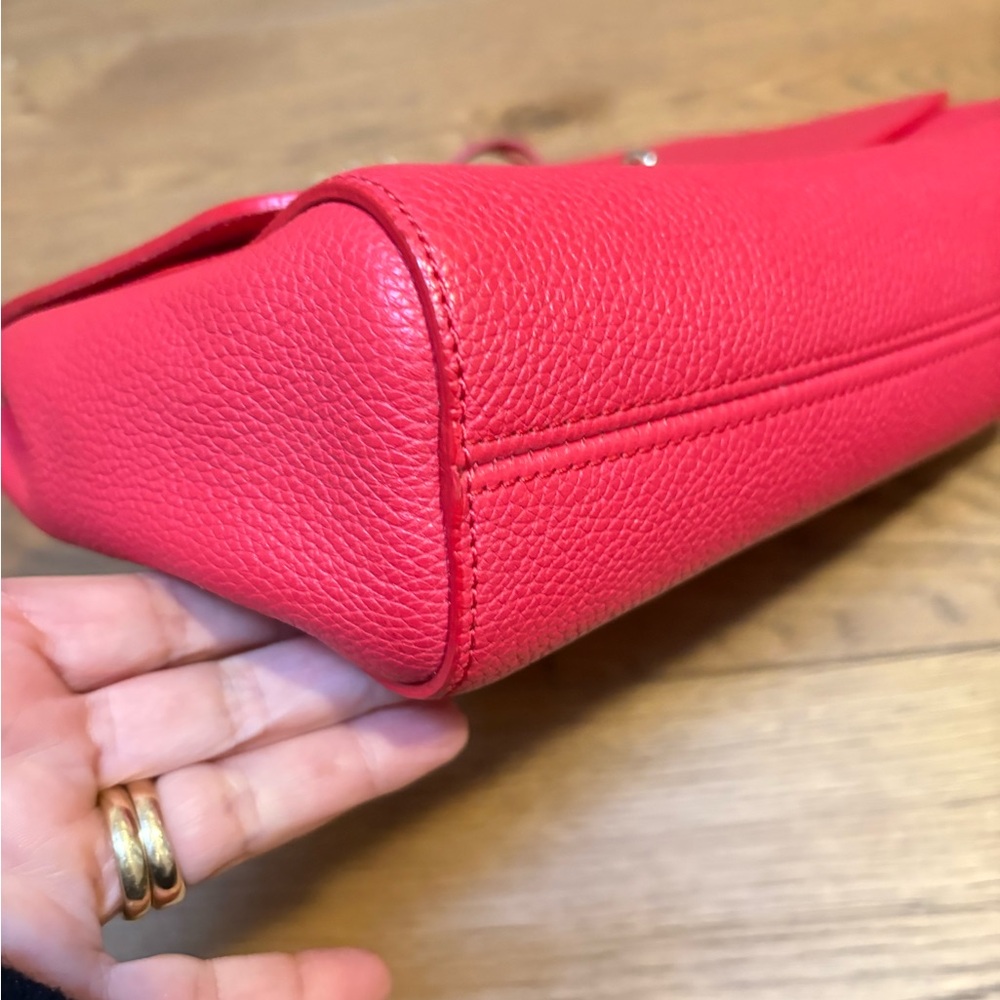 Mulberry Lily Scarlet Red Leather Bag - Picture 7 of 16